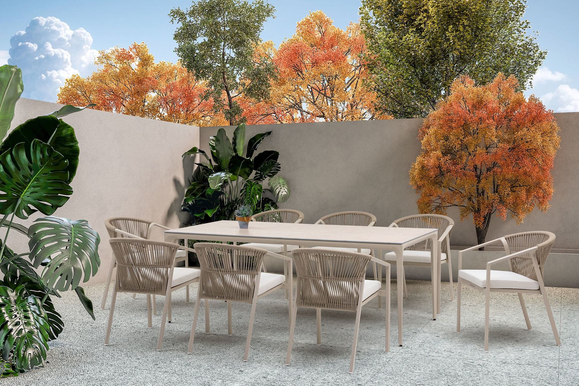 Tavolinë dhe Karrige Ngrënieje